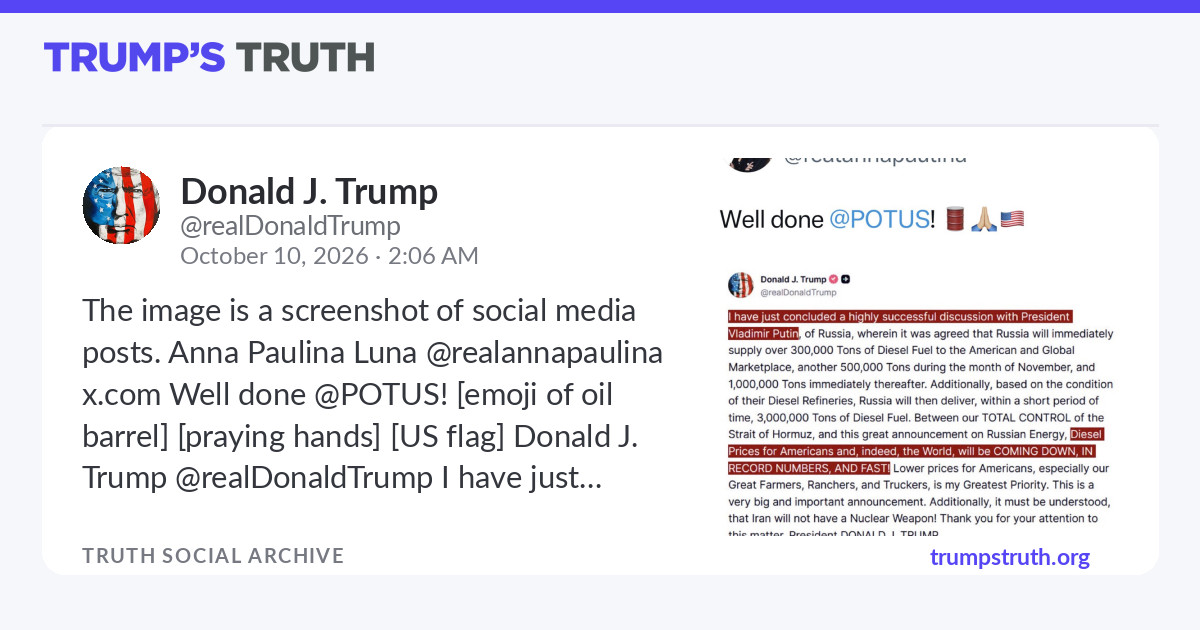 Trump posts rapid burst of Truth Social messages overnight
